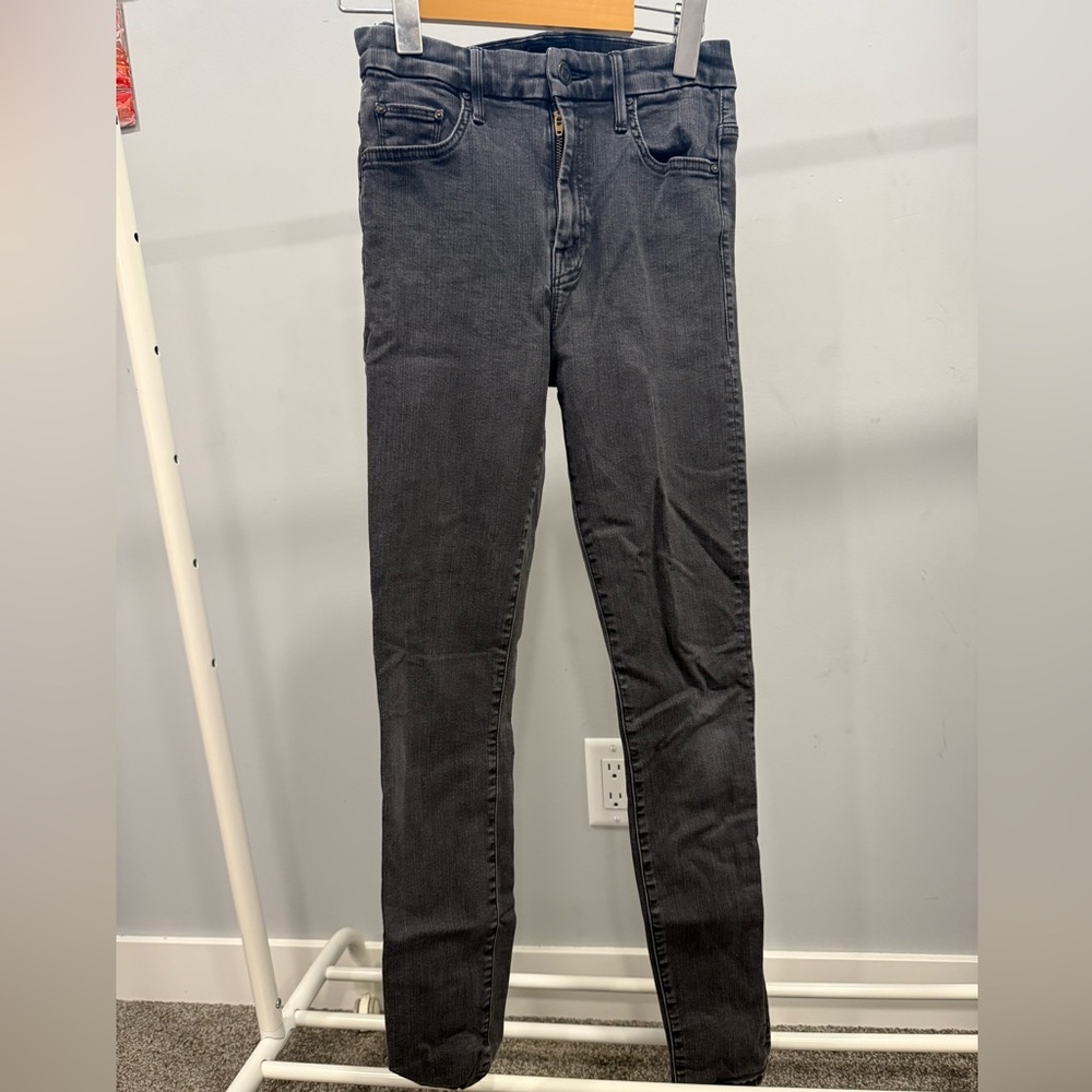 MOTHER women’s Charcoal Skinny Jeans